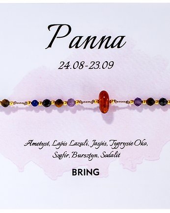 Bransoletka znak zodiaku Panna