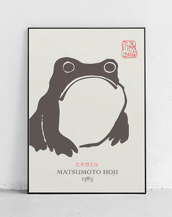 Plakat Matsumoto Hoji Żaba 1785