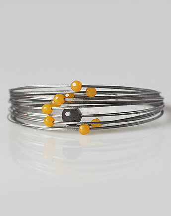 Bransoletka z Jadeitem Hello Yellow V Mini