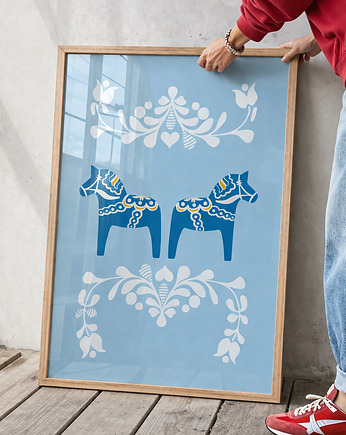 Plakat Konik z Dalarna