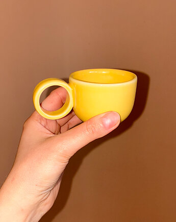 Filiżanka espresso 60ml [budyń ciemny] retro vintage
