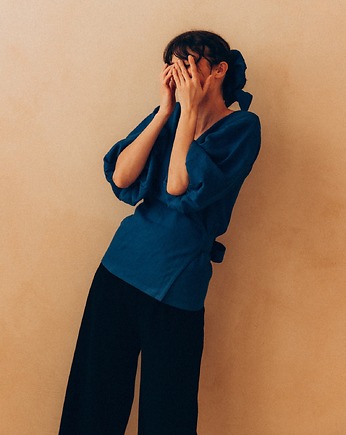 SORELA wrap linen kimo