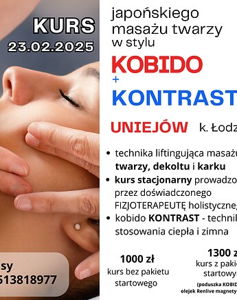 Kurs masażu Kobido Basic + Kontrast, Uniejów