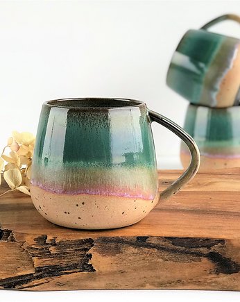 Kubek Beczułka ręcznie robiony 320 ml - Rajska Plaża