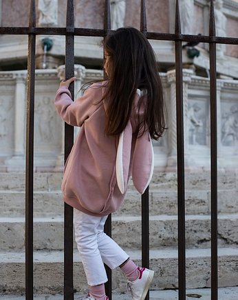 Bluza Brzoskwiniowy KRÓLIK z Uszami