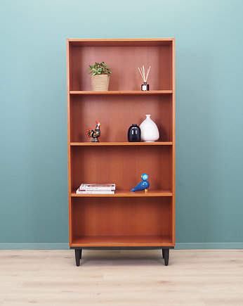 Regał jesionowy, duński design, lata 70, produkcja: Dania