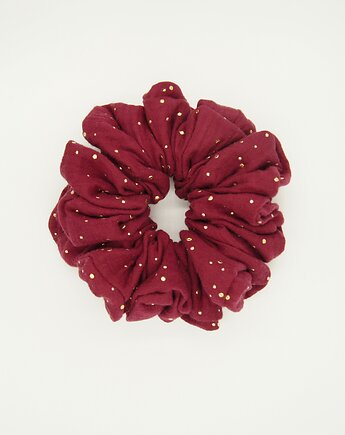 Scrunchie muślinowa gumka do włosów