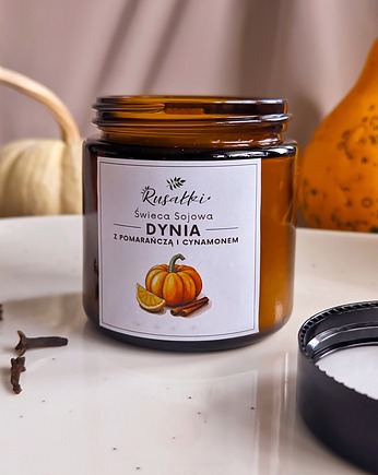 DYNIA - Świeca sojowa o jesiennym zapachu akcesoria domowe na jesień