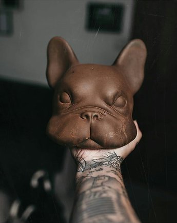 Buldog francuski kolor RUSTY - figura - KUFA.design