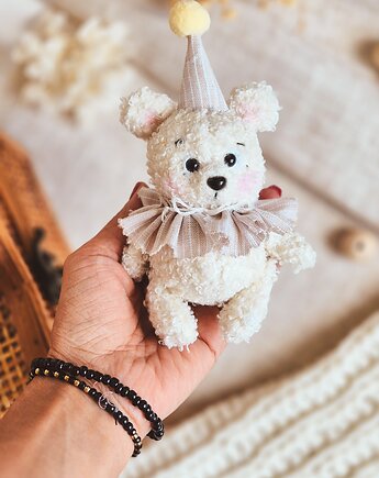 Mały miś maskotka, kieszonkowy przyjaciel, mini miś, prezent dla dziecka