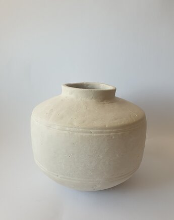 Wazon Charan kolekcja KREDA papier-mache 20/21 cm