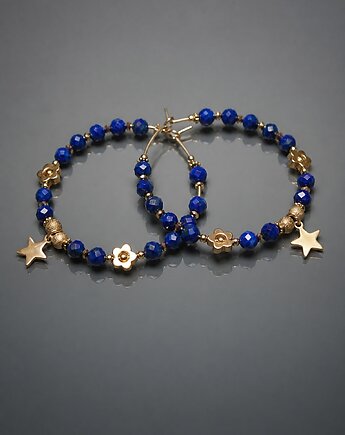 Kolczyki Alloys Collection Wianki Lapis lazuli vol. 2