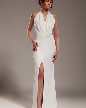 Sukienka "Marylin" - ecru maxi