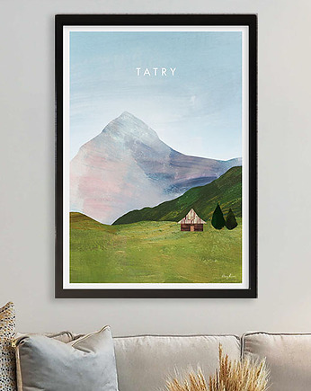 Tatry - bacówka - plakat fine art
