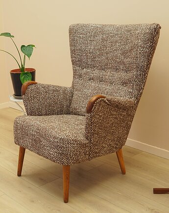 Fotel wypoczynkowy, duński design, lata 70, produkcja: Dania