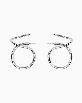 Kolczyki srebrne ECLISS Twist -SILVER
