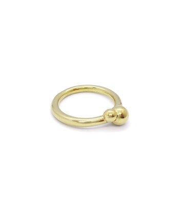 Pierścionek SPHERE / brass ring